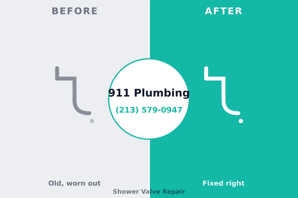 Before and after: plumbing company Stamford, CT